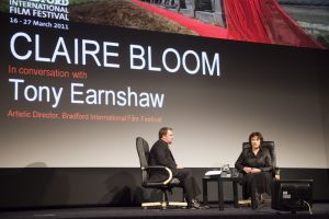 Film Festival Clare Bloom in conversation with Tony Earnshaw March 25 2011 stage image 3 sm.jpg